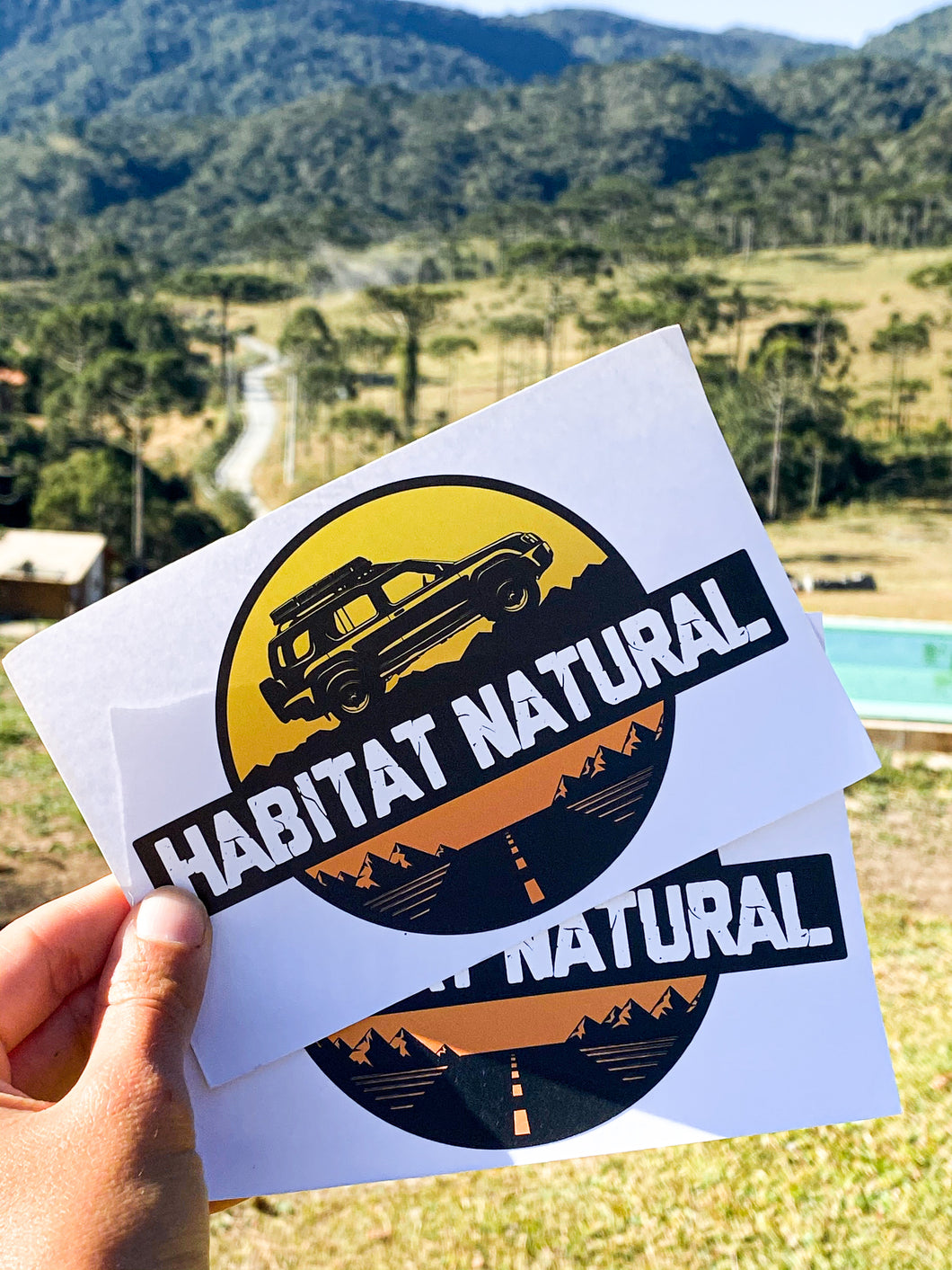 2 Adesivos Habitat Natural